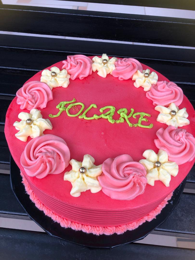 Custom designed celebration cake